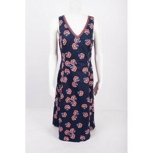 Boden Womens Charlotte Dress UK 10 US 6 Navy Red